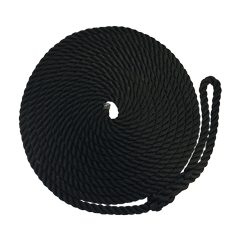 Braided Mooring Rope With Eye Made Of Polypropylene, &Oslash;14mm, L=10000mm, Black - 60080451 4 - 61410001