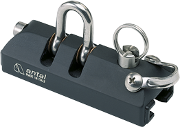 Antal Aluminum Genua Car 26x4, With Shackle, 96x38x58mm, Weight 0,21kg, Swl 800kg - 621462 72dpi - 621462