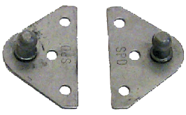 Sierra Nautalift, Stainless Steel Flat Bracket With 10mm-Ball Stud, Width 2,25" (57mm) - 64gs62850 72dpi - 64GS62850