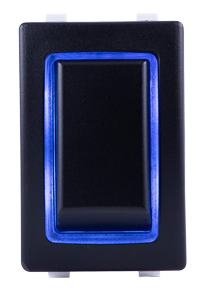 Sierra waterproof HALO switches - blue