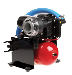 Johnson Pump Aqua Jet Uno Water Pressure System Wps 5.2, 24v/100w, 20l/Min, Max. 2.8bar, Steel Tank 2l - 66101340804 72dpi - 66101340804