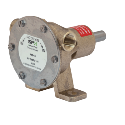 Johnson Pump Self-Priming Bronze Impeller Pump F4b-8, 34,5l/Min, 3/8" Inner Thread, Base Mount/Pulley-Transmission - 66102457001 - 66102457001