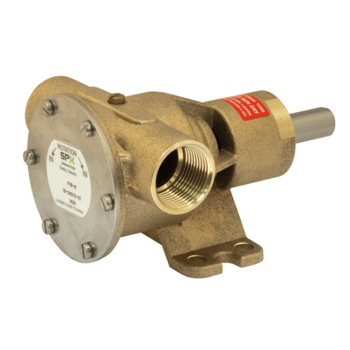 SPX Johnson self-priming bronze impeller pump F7B-8, 107l/min, 1" inner thread, base mount/pulley-transmission - 66102457201 1 - 66102457201