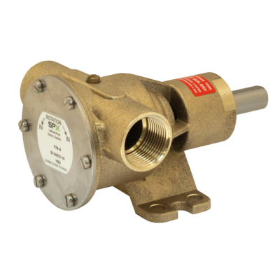 SPX Johnson self-priming bronze impeller pump F7B-8, 107l/min, 1" inner thread, base mount/pulley-transmission - 66102457201 - 66102457201