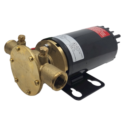 Johnson Pump Self-Priming Impeller Pump F4b-19, 24v, 48l/Min, Connection 1" Hose & 1/2" Bsp - 66102468902 - 66102468902