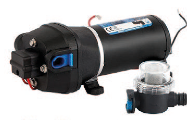 Johnson Pump Aquat Silent-Electric Toilet, 12v/13a, Compact Vitreous China Bowl - 66804723101 03 - 66804723101
