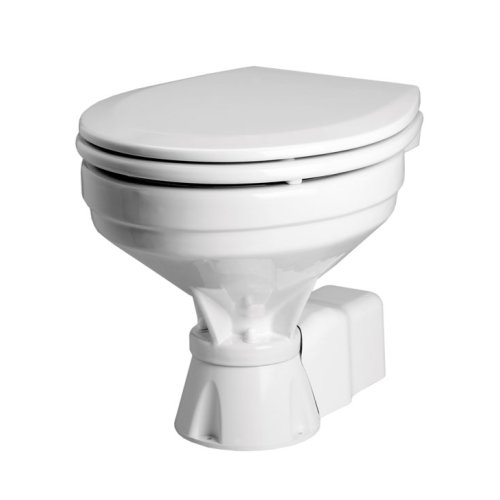 Johnson Pump Aquat Silent-Electric Toilet, 12v/13a, Comfort Vitreous China Bowl - 66804723201 01 72dpi - 66804723201