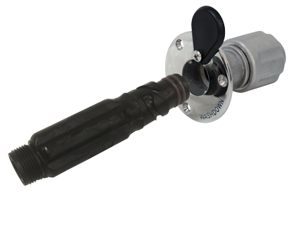 Johnson Pump Stainless Steel Quick-Connect Bulkhead Fitting For Wash Down Pump, Tap Or Shower - 668047507 - 668047507