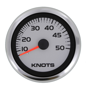 Argent Pro Speedo Meter 50 Knots (Including Pitot & Hose) - 67189ssfke 72dpi - 67189SSFKE