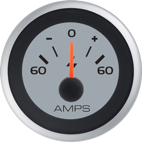 Argent Pro Ampere Meter, 60-0-60a - 70609ssfe 72dpi - 70609SSFE