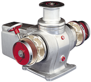 Lofrans Windlasses Windlass Horizontal, Model 'Titan B', 24v, 2300w, 2x Chain Gipsy 12-13 Din766 & 1x Drum - 71232 72dpi - 71232