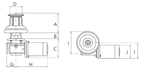 Capstan Vertical, Model 'T1700', 12v, 1700w - 71735 01 72dpi - 71735