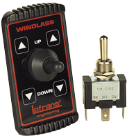 Lofrans Windlasses Cockpit Toggle Switch, Type 'L' - 71803 72dpi - 71803