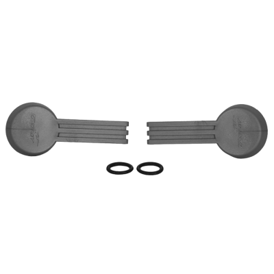 Go&iuml;ot Cristal Plastic Pair Of Outside Handles, Without Mounting Kit - 73101687 - 73101687