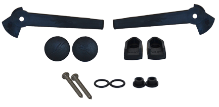 Go&iuml;ot Tradition Plastic Pair Of Inside Right/Left Handles, With Mounting Kit (Black) - 73101691 1 - 73101691