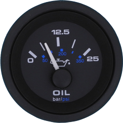 Premier Pro Tranmission Pressure Gauge (Vdo) 0-400psi - 84265fe 72dpi - 84265FE