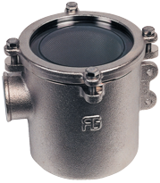 allpa Nickel plated bronze cooling water strainers with stainless steel 316 strainer
