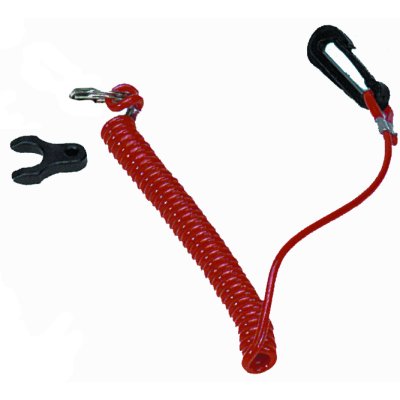 Security Stop Key With Coiled String For Mariner/Tohatsu - 9002906 1 - 9002906