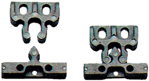 Nylon Door Fastener, White - 9004330w - 9004330/W