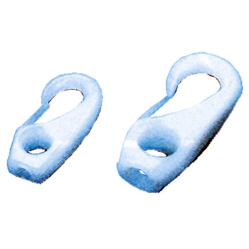 Nylon Snap Hook, 6mm, White - 9004802 - 9004802