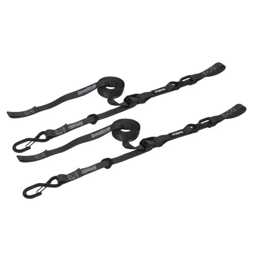 Speedstrap 25mm Cam-Lock Tie Down met S-Haken en Soft-Tie (2 Pack) - Zwart - 900631014 1 - 900631014