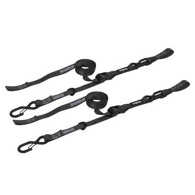 Speedstrap 25mm Cam-Lock Tie Down met S-Haken en Soft-Tie (2 Pack) - Zwart - 900631014 - 900631014