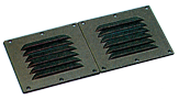 Plastic 'Louvre', 255x115mm, Black - 9006750b - 9006750/B