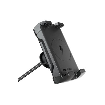 AquaAmp 515-SS Verticale slanke klemhouder, 15W Qi2, standaard magneet - 900711325 - 900711325