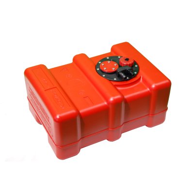 Plastic Inboard Fuel Tank 33l, 500x350x230mm With Connector Flange - 9008033 - 9008033