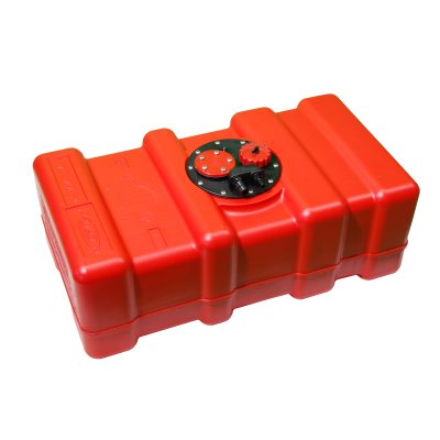 Plastic Inboard Fuel Tank 43l, 650x350x230mm With Connector Flange - 9008043 - 9008043