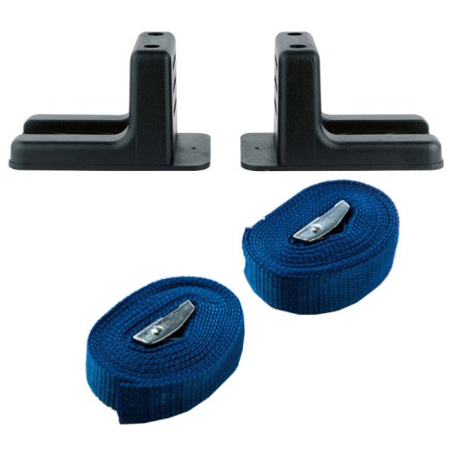 Black Fixing Kit With Brackets And Belts - 9008285 - 9008285