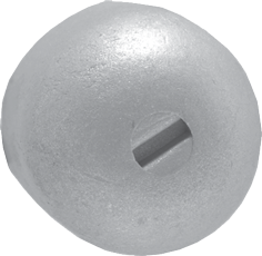 Zinc Anode Mercruiser/Sterndrive Alpha One & Bravo 1/2/3, Button (Oem 55989) - 9017006 - 9017006