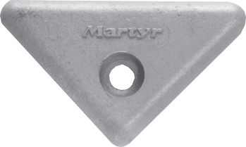 Zinc Anode Volvo Penta Sterndrive, Triangle For 290/290dp/Sx/Dp-X (Oem 872193) - 9017038 - 9017038