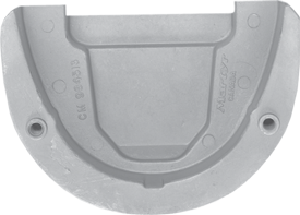 Magnesium Anode Omc/Sterndrive, Transom Plate (Oem 984513) - 9017067m - 9017067M