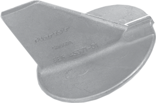 Zinc Anode Yamaha Outboard, Skeg (Oem 6e5-45371-01) - 9017105 - 9017105
