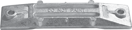 Aluminum Anode Honda Outboard, Large Bar (75-115hp) (Oem 06411-Zw1-000) - 9017121a - 9017121A