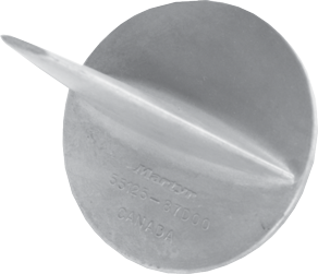 Magnesium Anode Suzuki Outboard, Standard Skeg (Oem 55125-87d00) - 9017130m - 9017130M