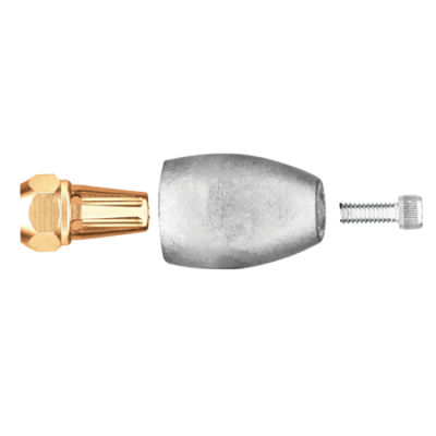 Zinc Anode Mercruiser/Sterndrive/Mercury Outboard, Bravo 3 (>2003), Prop Nut Assembly - 9017240 - 9017240