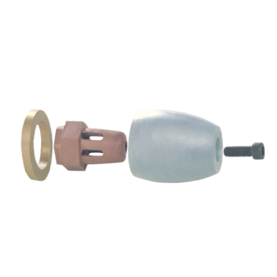 Zinc Anode Mercruiser/Sterndrive/Mercury Outboard, Alpha 1 & Bravo 1, Prop Nut Assembly - 9017265 - 9017265