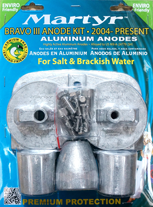 Zinc Anode Kit, Bravo 3 &ge;2004 - 9017503 - 9017503