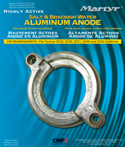 Zinc Anode Kit, Yanmar Sd20/30/31/40/50 & 60 Saildrive - 9017518 - 9017518