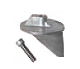 Navalloy Mercury Anode; Trim Tab Anode - 9017666a 1 - 9017666A