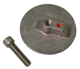 Navalloy Mercury Anode; Trim Tab Anode Flat - 9017671a - 9017671A