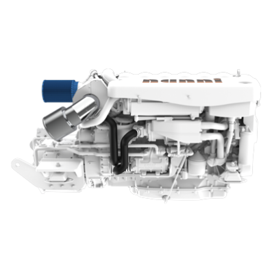 Nanni marine diesel engine N13.750 with ZF Hurth reversing gear CR3&mdash;KC&mdash;ZF400A/R=1.964:1 - 9019228 - 9019228