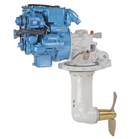 Nanni Marine diesel engine with saildrive
