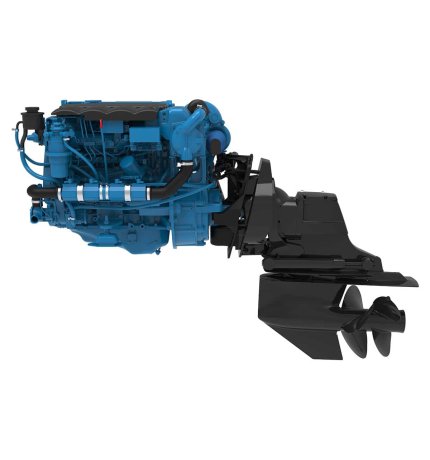 Nanni Marine diesel engine with sterndrive