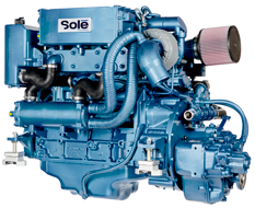 Sol&eacute; Marine Diesel Engine Sdz 165 Turbo & Intercooler, With Technodrive Gear Box Tm880a, R=2.08:1 - 9022253 2 - 9022253