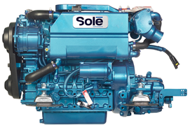 Sol&eacute; Marine Engine Sk-60 With Technodrive Gearbox Tm345, R=2.47:1 - 9022350 2 1 - 9022350