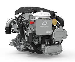 Hyundai marine diesel engines S270, VGT with intercooler & fresh water cooling