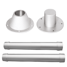 Aluminum pedestal set